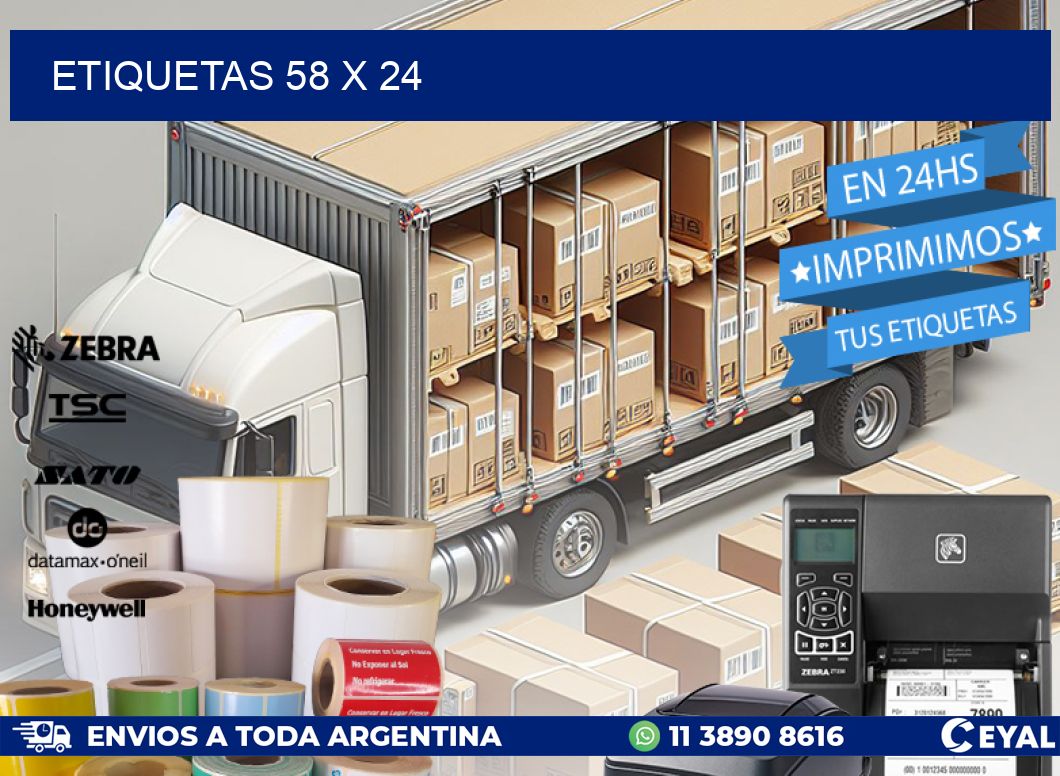 ETIQUETAS 58 x 24