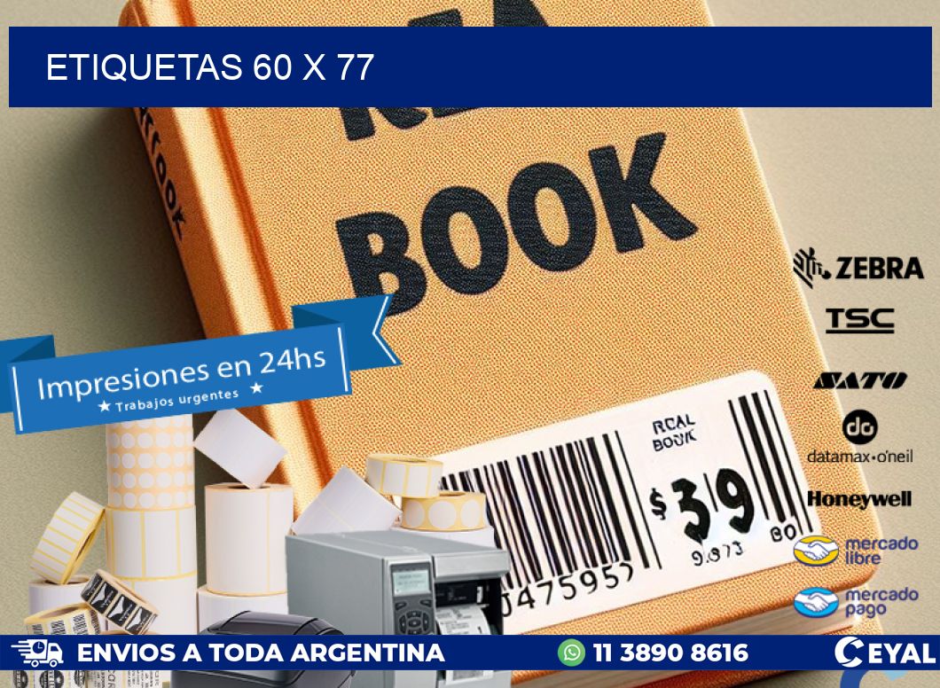 ETIQUETAS 60 x 77