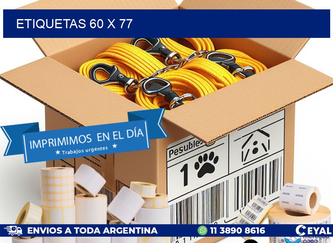ETIQUETAS 60 x 77