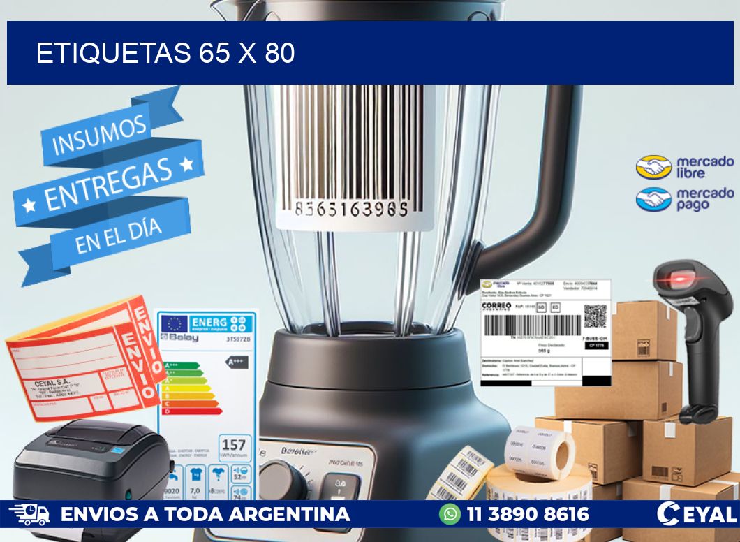 ETIQUETAS 65 x 80