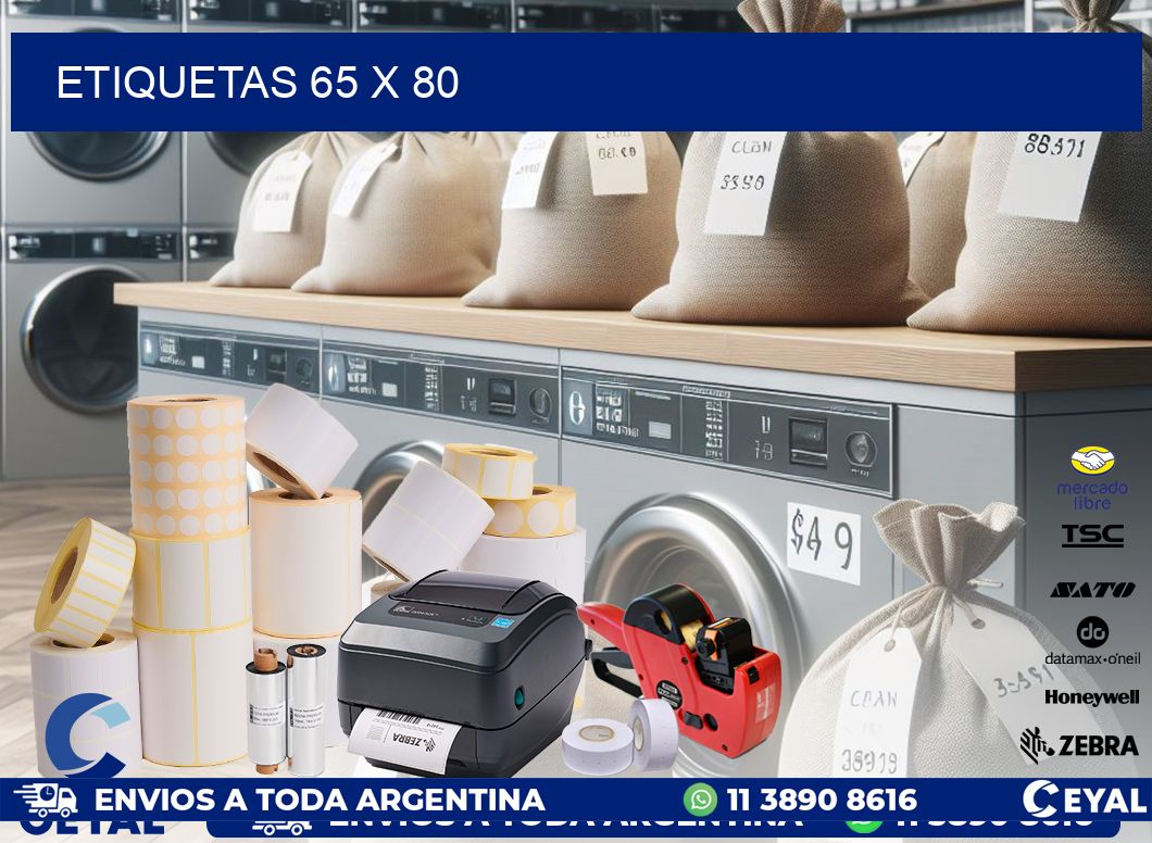 ETIQUETAS 65 x 80