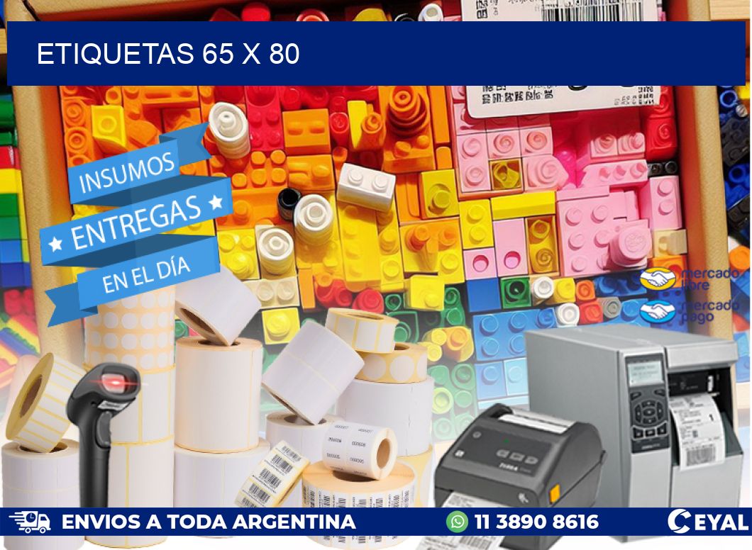 ETIQUETAS 65 x 80