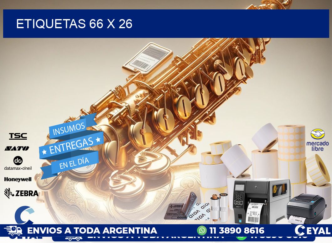 ETIQUETAS 66 x 26