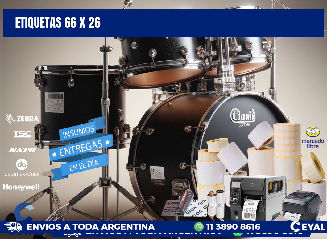 ETIQUETAS 66 x 26