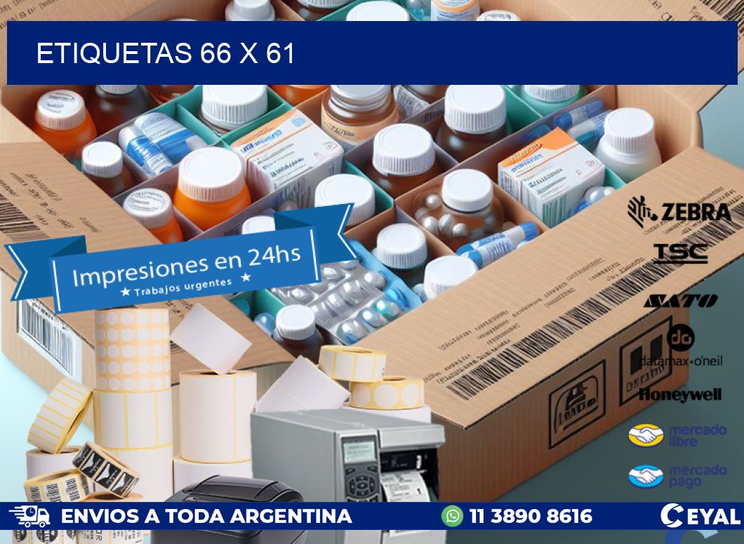 ETIQUETAS 66 x 61