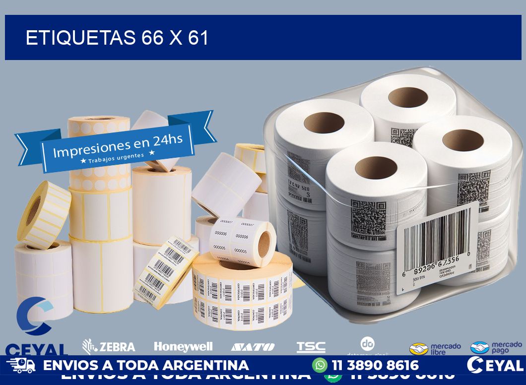 ETIQUETAS 66 x 61