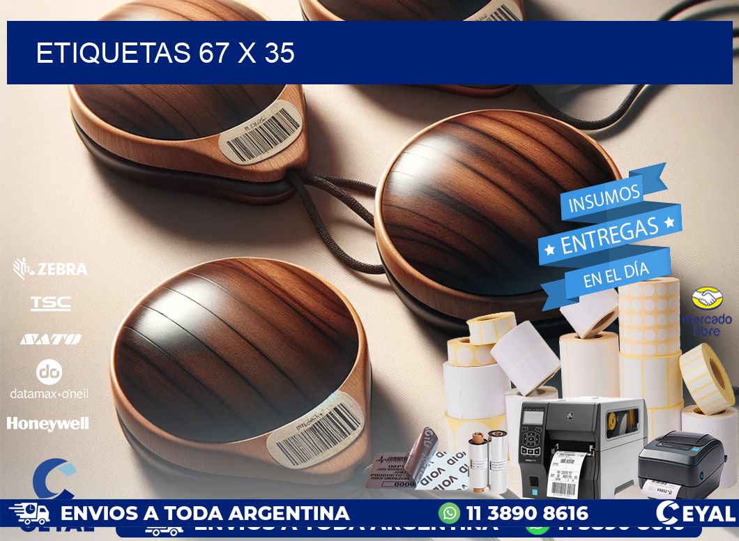 ETIQUETAS 67 x 35