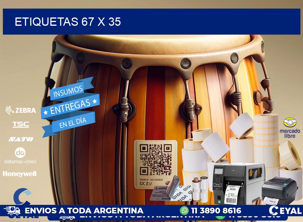 ETIQUETAS 67 x 35
