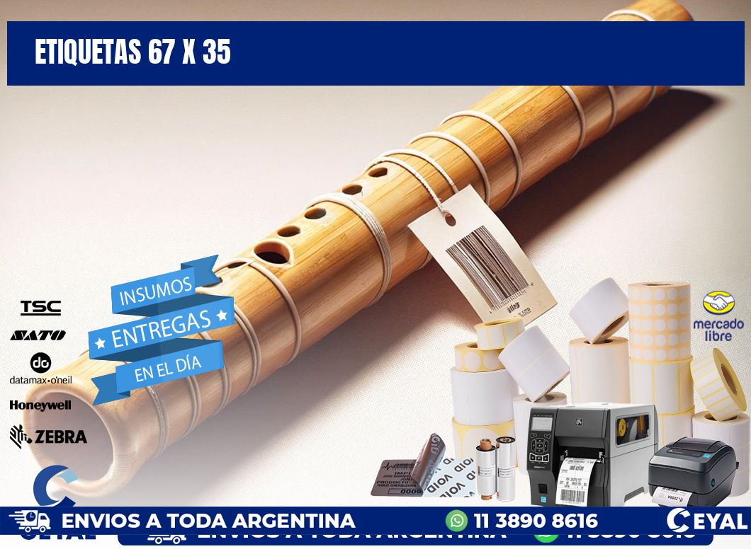 ETIQUETAS 67 x 35