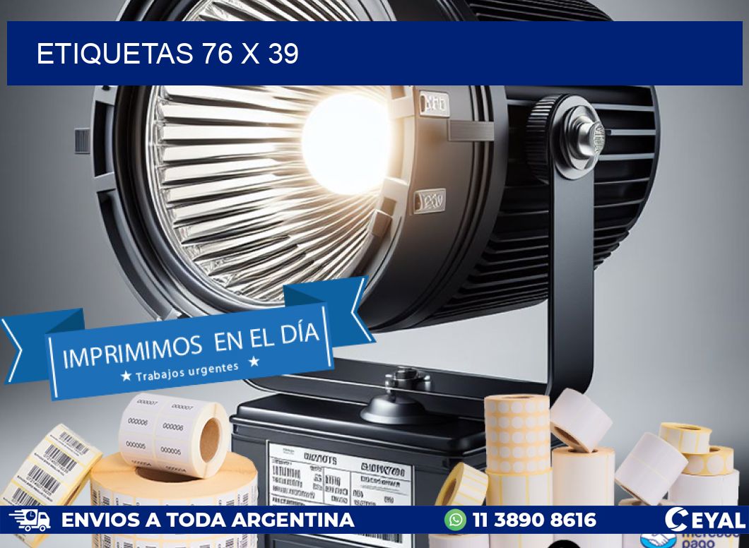 ETIQUETAS 76 x 39