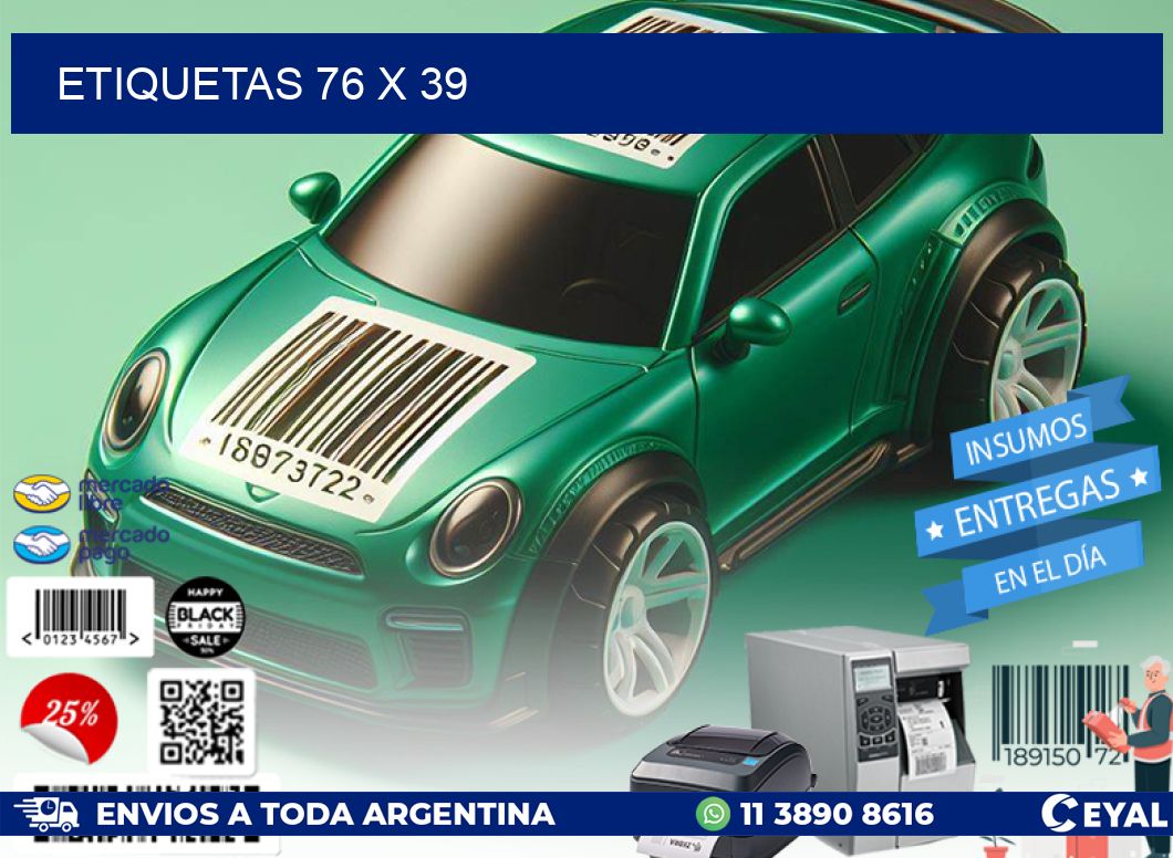 ETIQUETAS 76 x 39