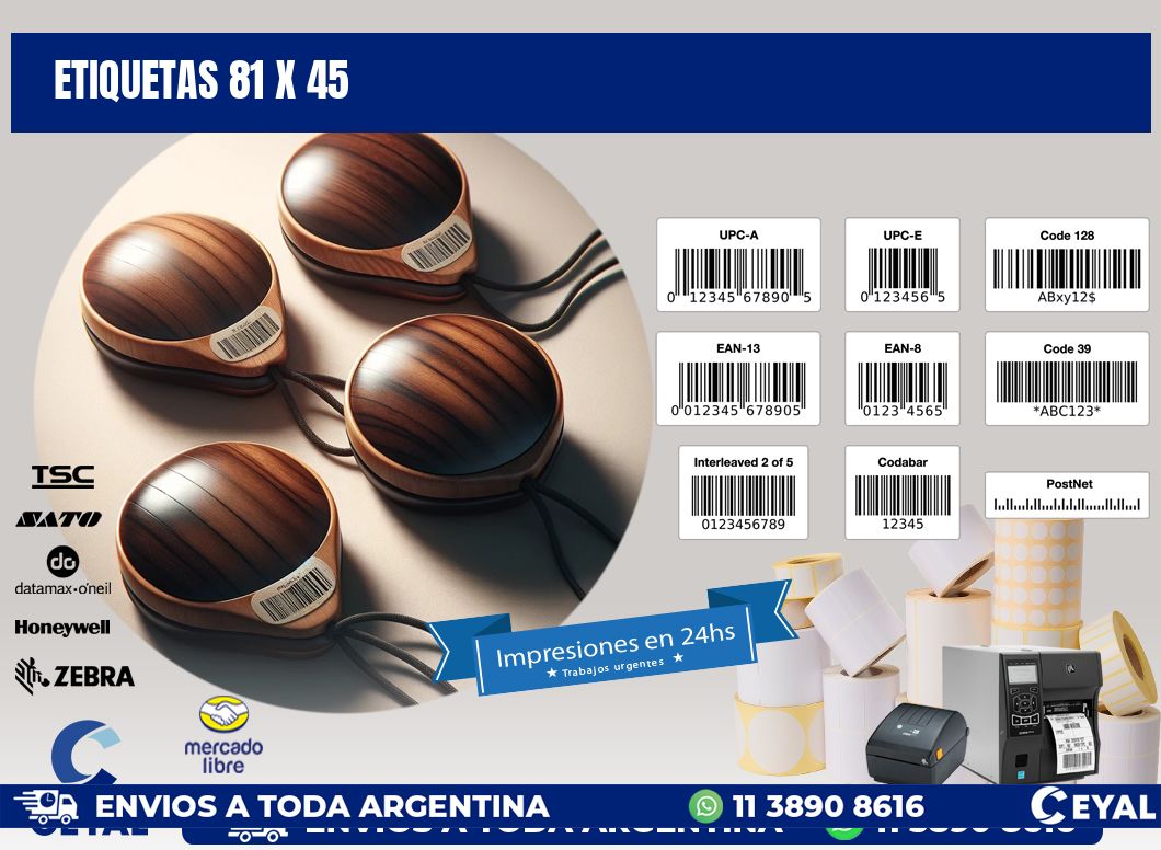 ETIQUETAS 81 x 45