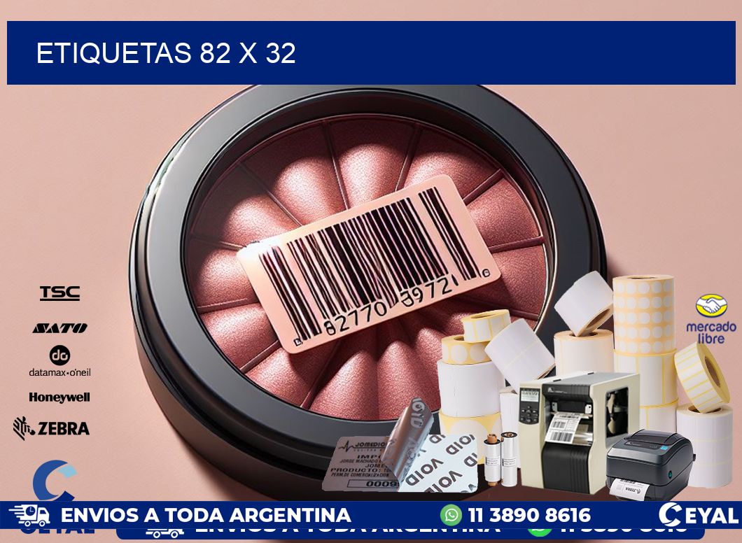 ETIQUETAS 82 x 32