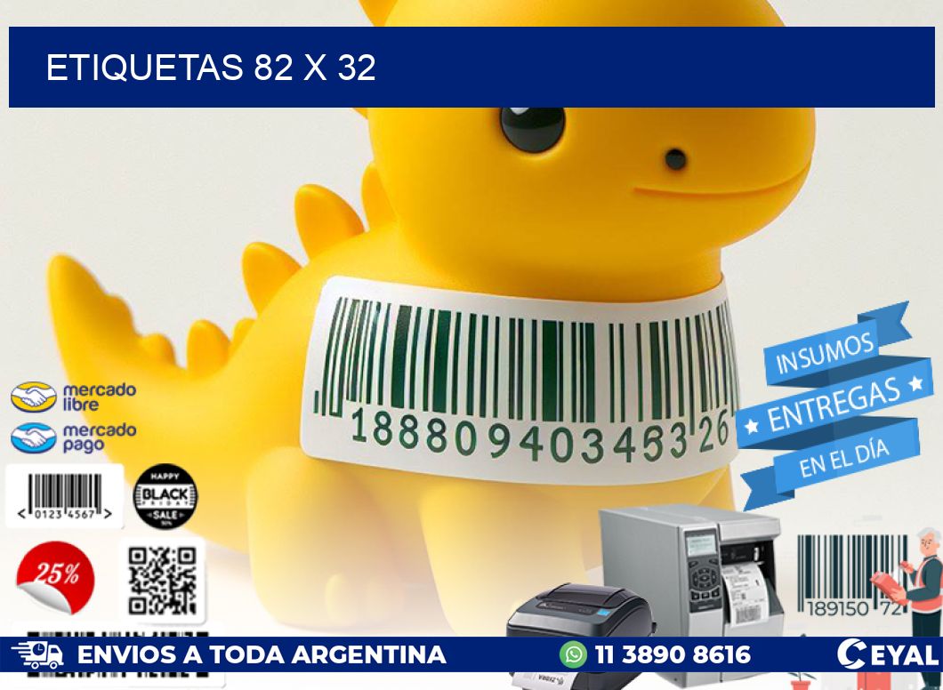 ETIQUETAS 82 x 32