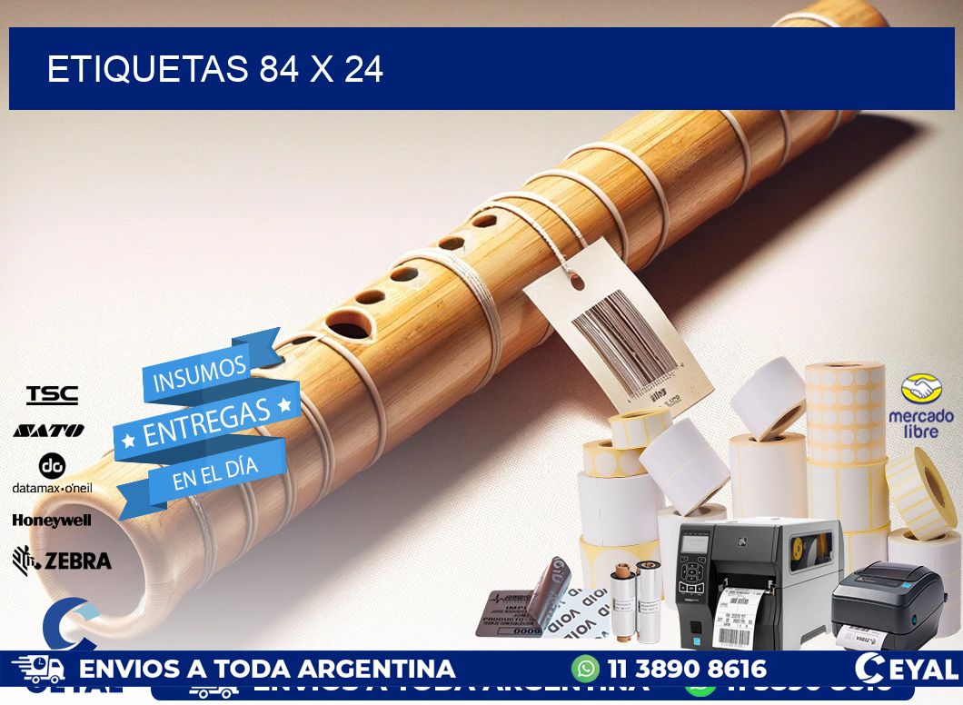 ETIQUETAS 84 x 24