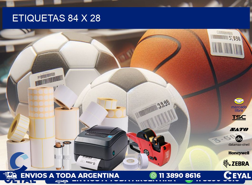 ETIQUETAS 84 x 28