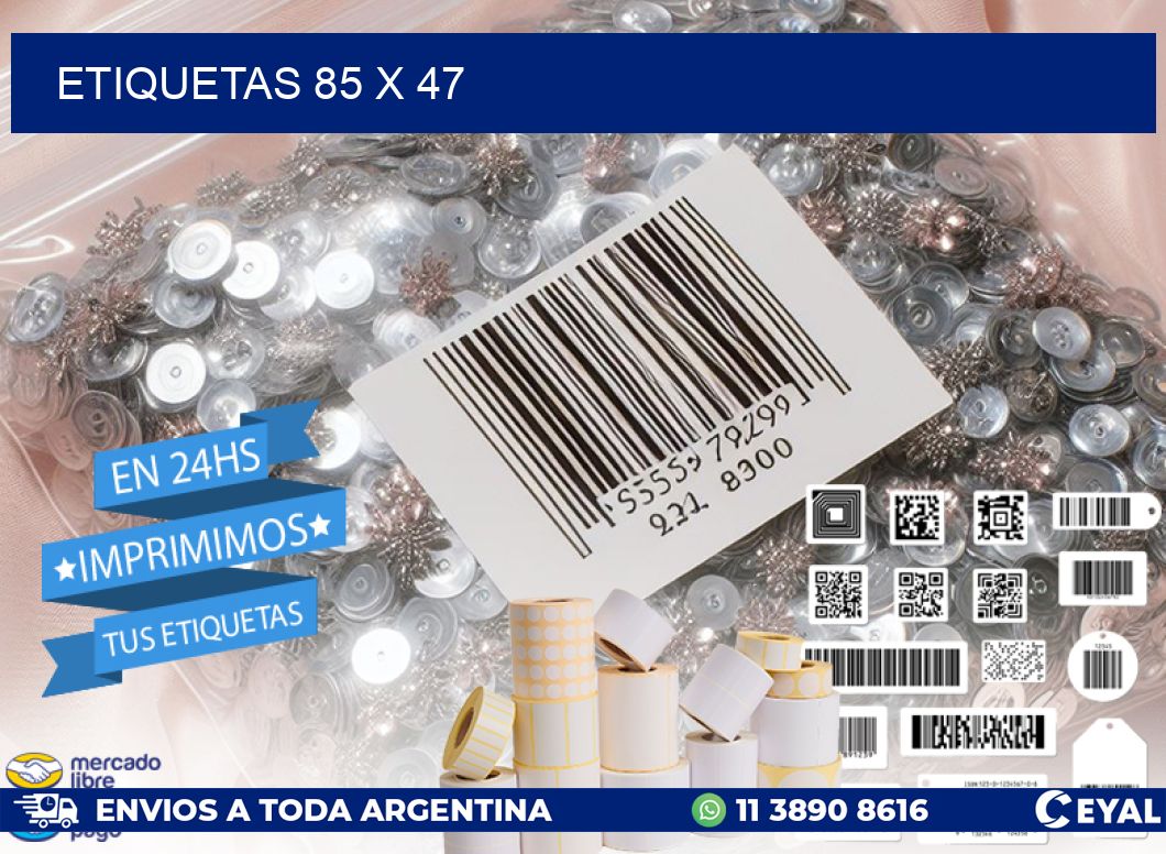 ETIQUETAS 85 x 47