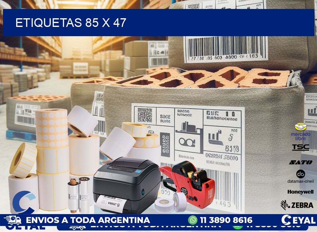 ETIQUETAS 85 x 47