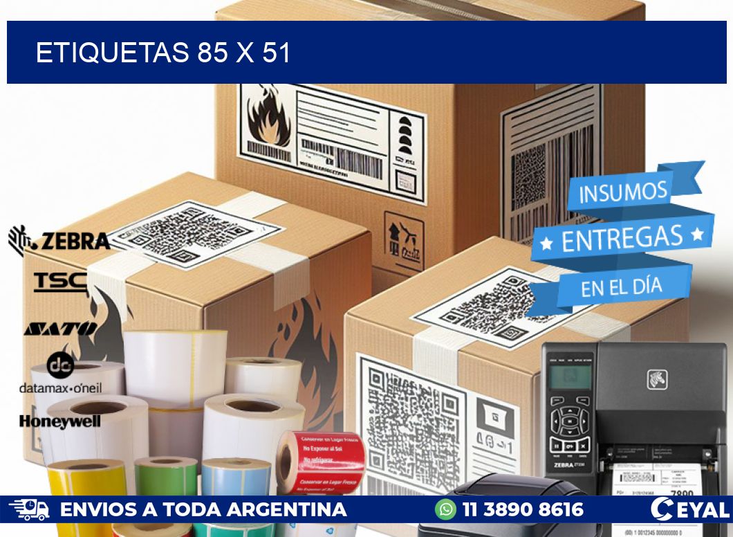 ETIQUETAS 85 x 51