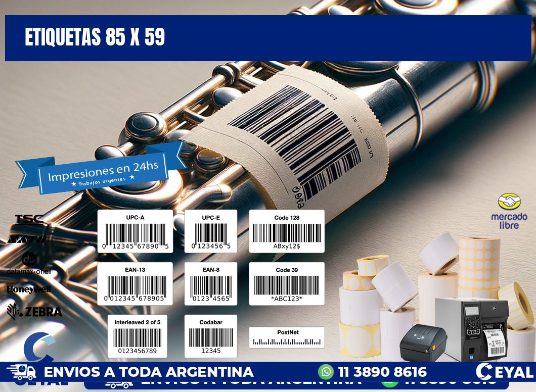 ETIQUETAS 85 x 59