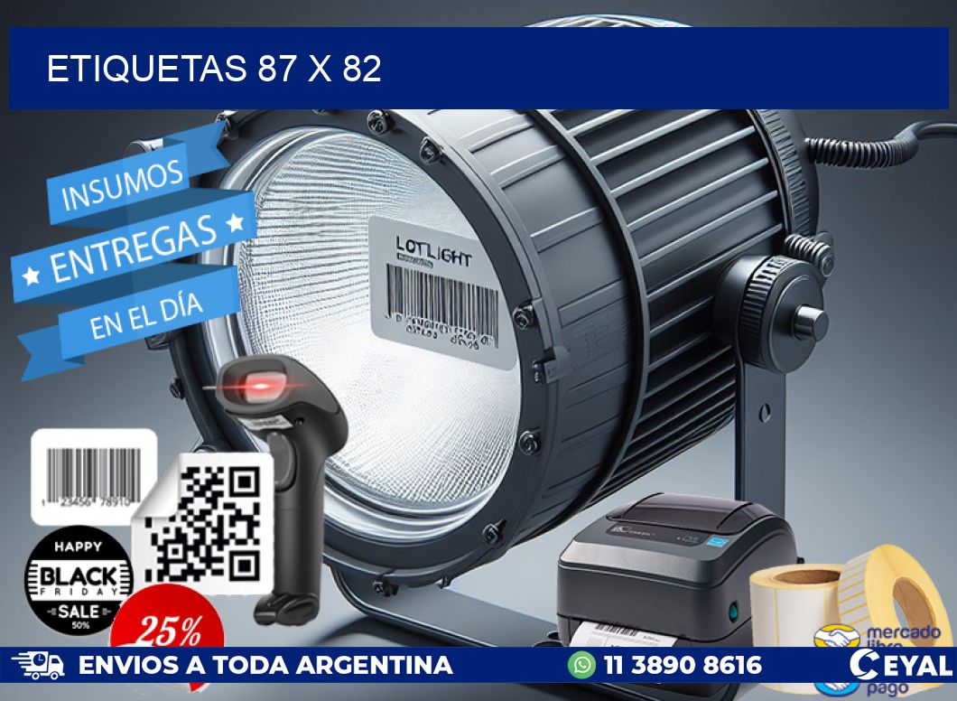 ETIQUETAS 87 x 82