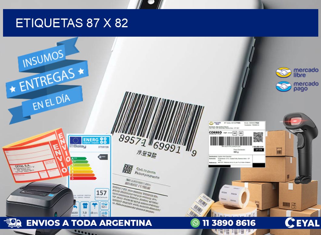 ETIQUETAS 87 x 82