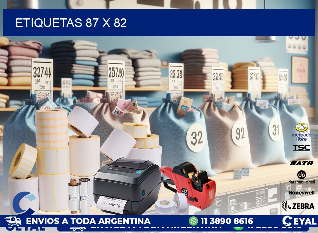 ETIQUETAS 87 x 82