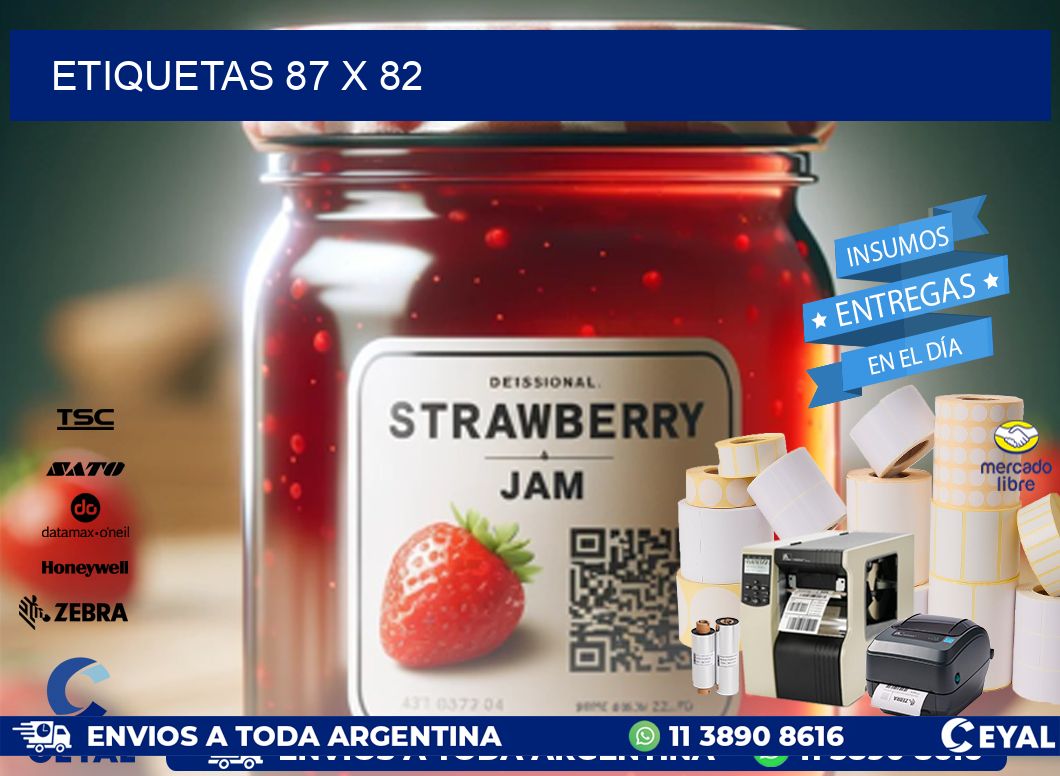 ETIQUETAS 87 x 82