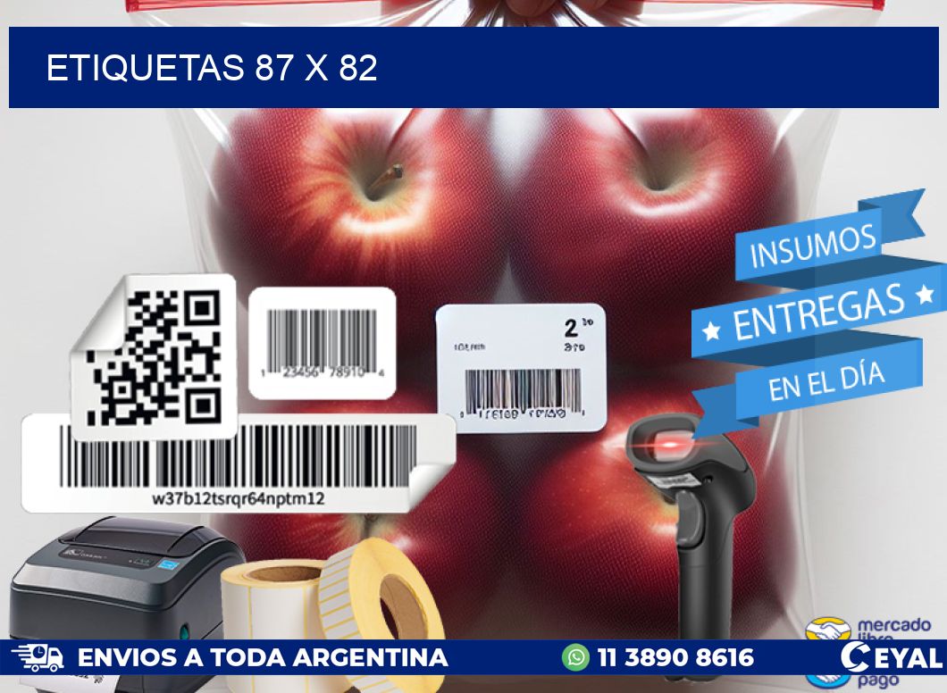 ETIQUETAS 87 x 82