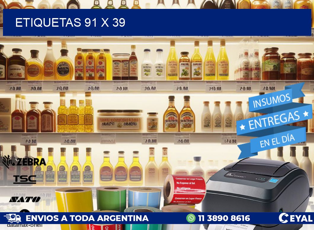 ETIQUETAS 91 x 39