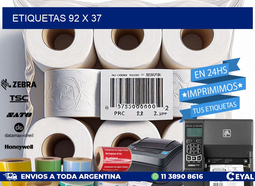 ETIQUETAS 92 x 37