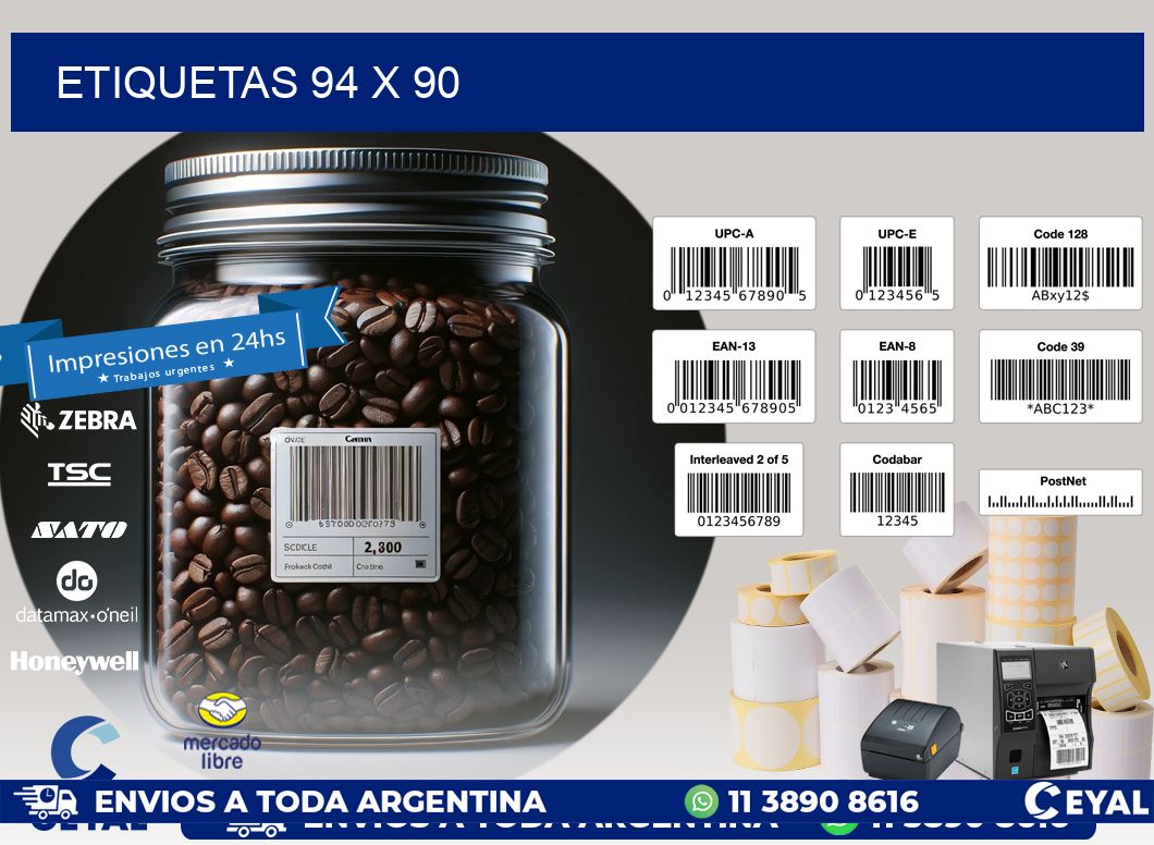 ETIQUETAS 94 x 90