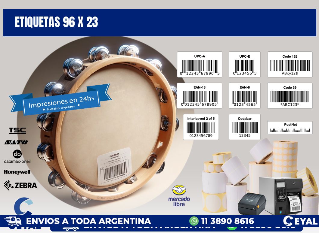 ETIQUETAS 96 x 23