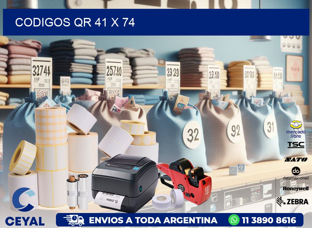 CODIGOS QR 41 x 74