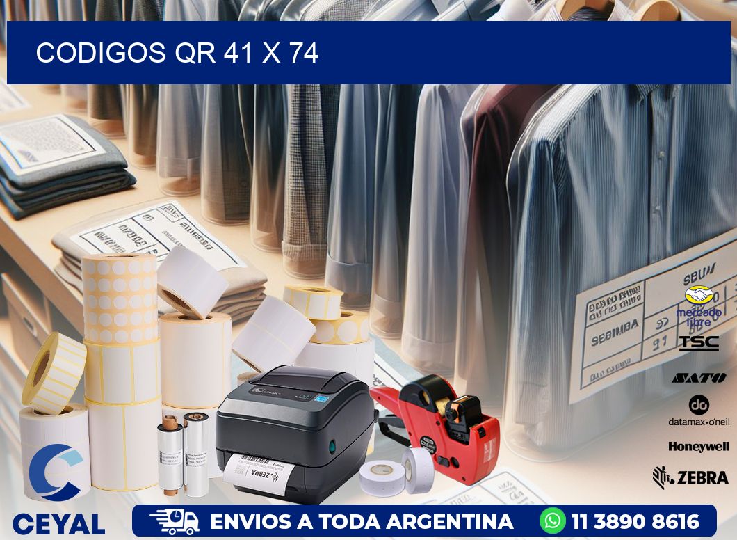 CODIGOS QR 41 x 74