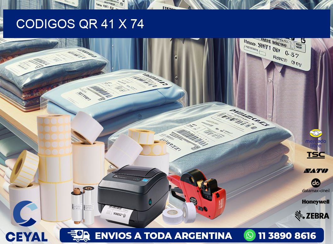 CODIGOS QR 41 x 74