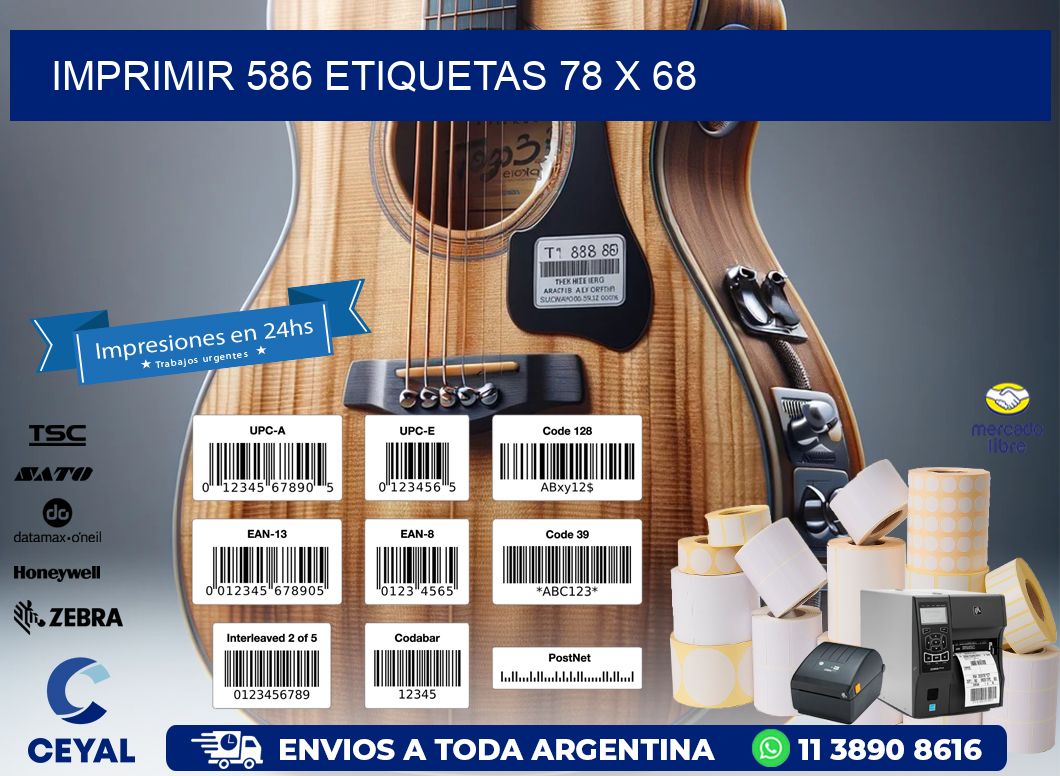 IMPRIMIR 586 ETIQUETAS 78 x 68