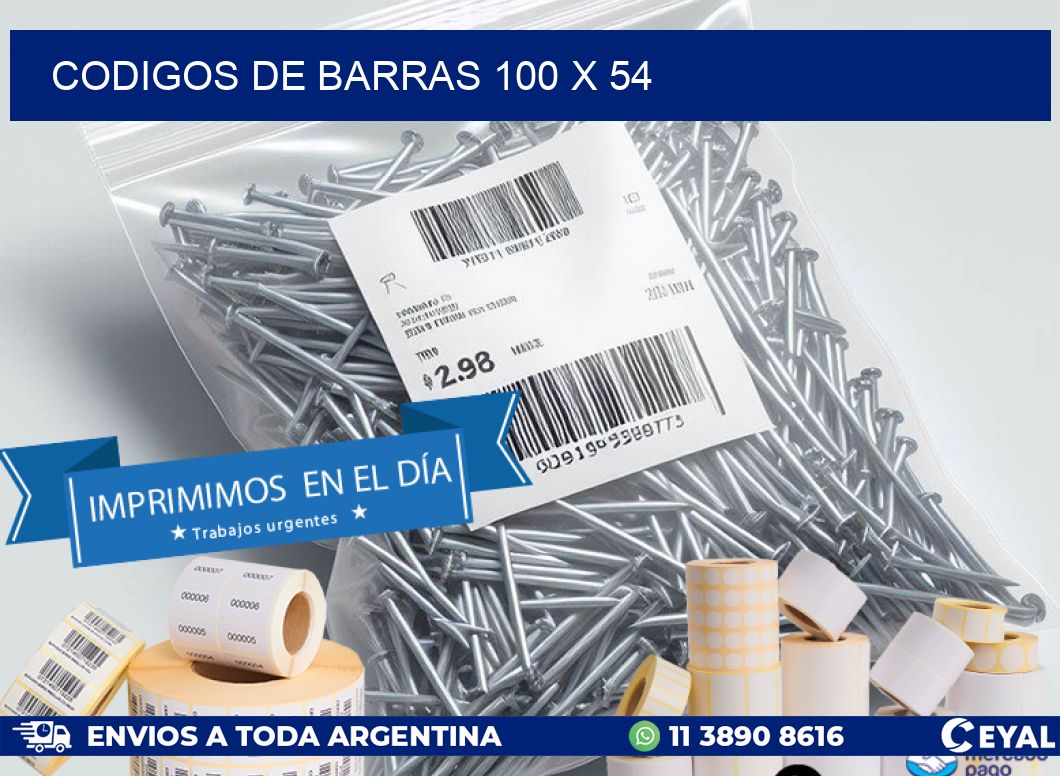 codigos de barras 100 x 54
