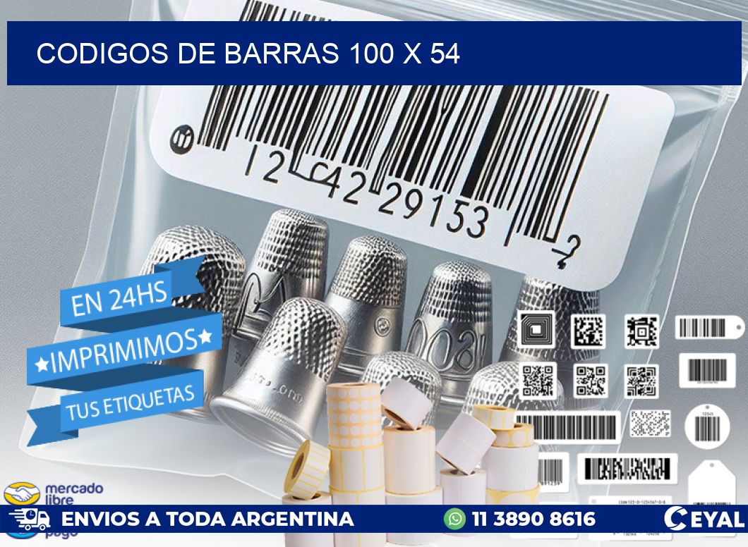 codigos de barras 100 x 54