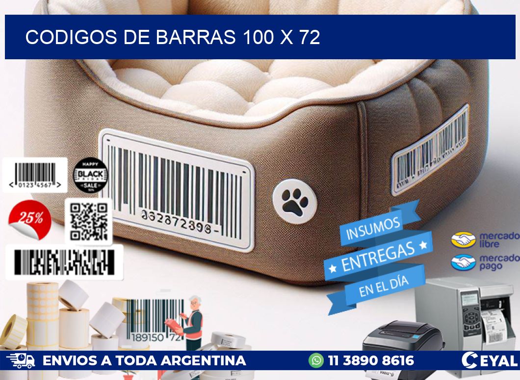 codigos de barras 100 x 72