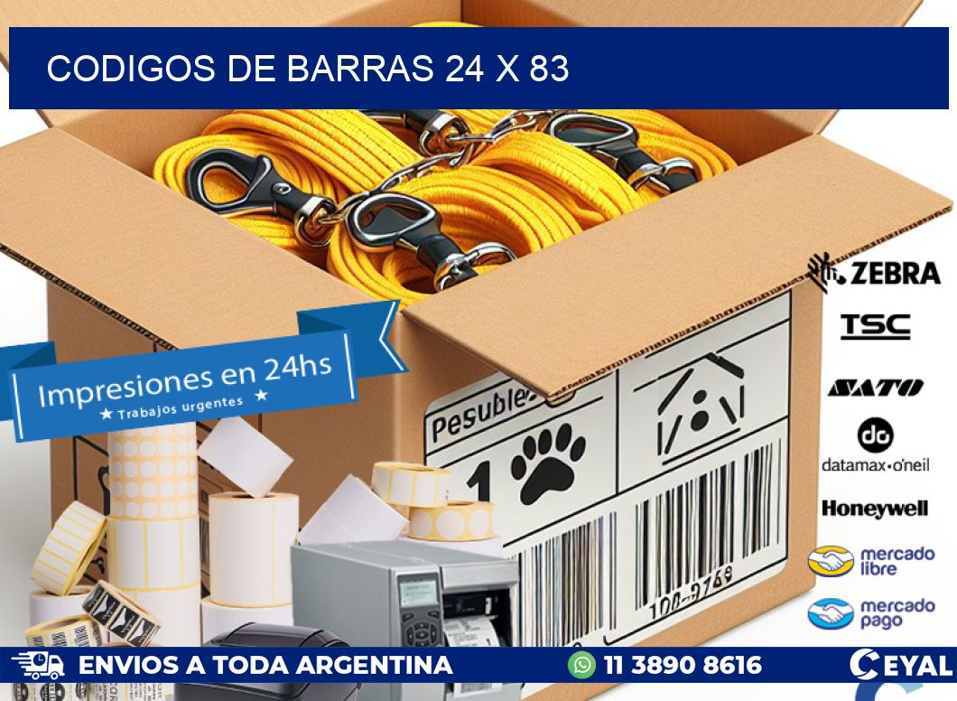 codigos de barras 24 x 83