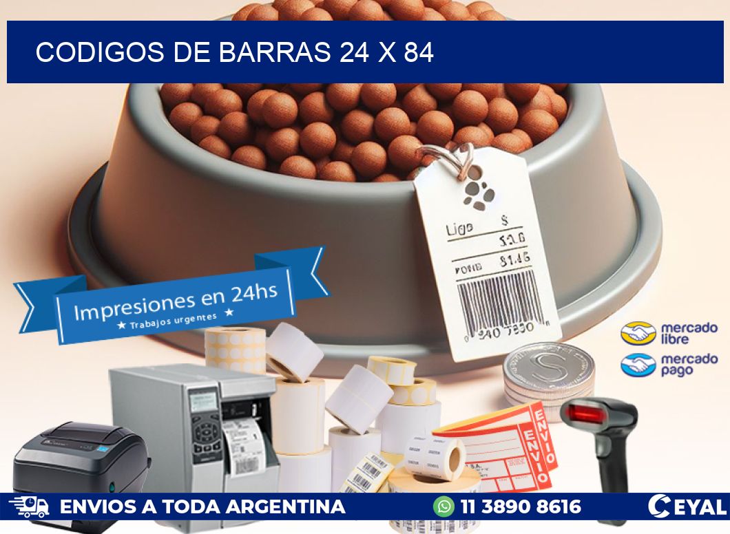 codigos de barras 24 x 84