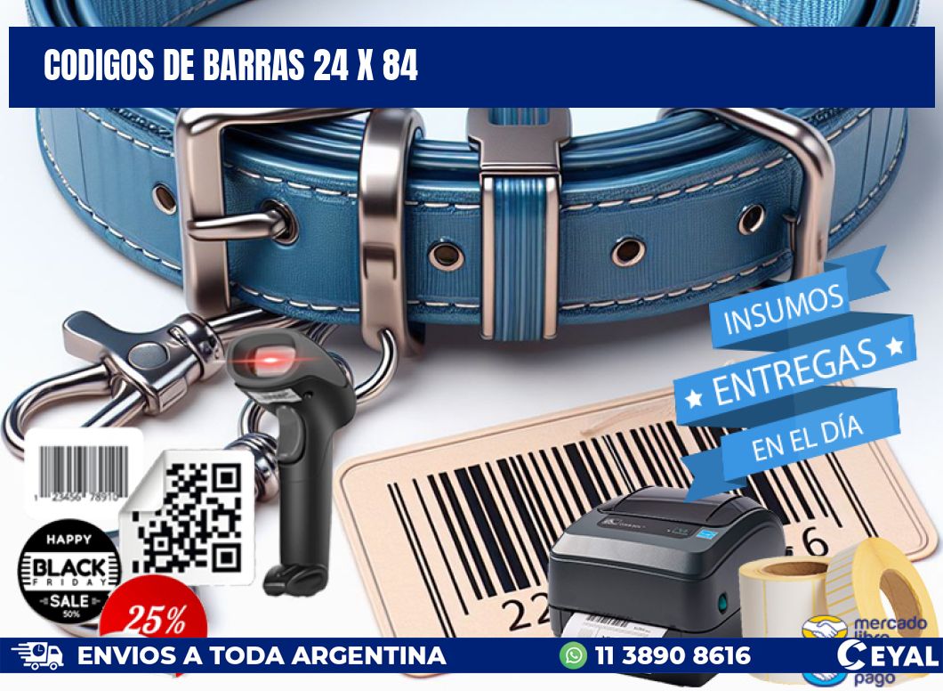 codigos de barras 24 x 84