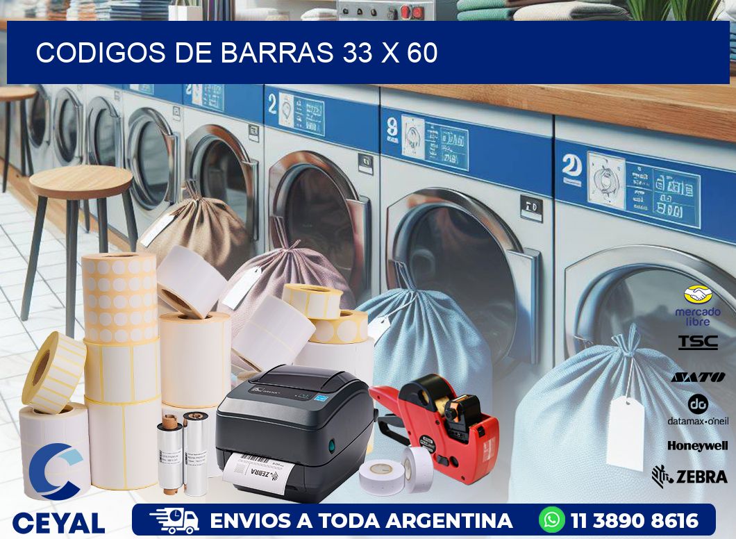 codigos de barras 33 x 60