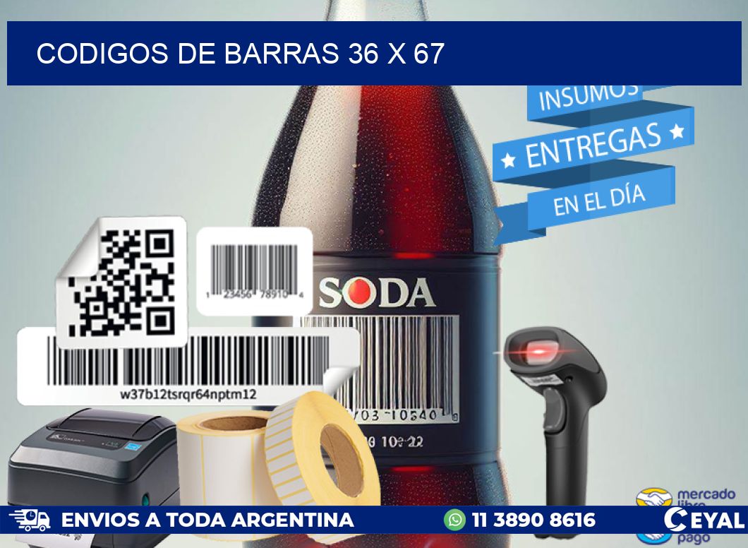 codigos de barras 36 x 67