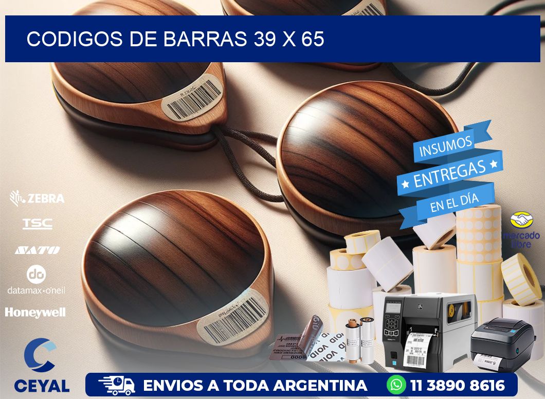 codigos de barras 39 x 65