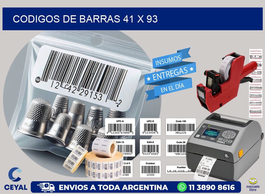 codigos de barras 41 x 93