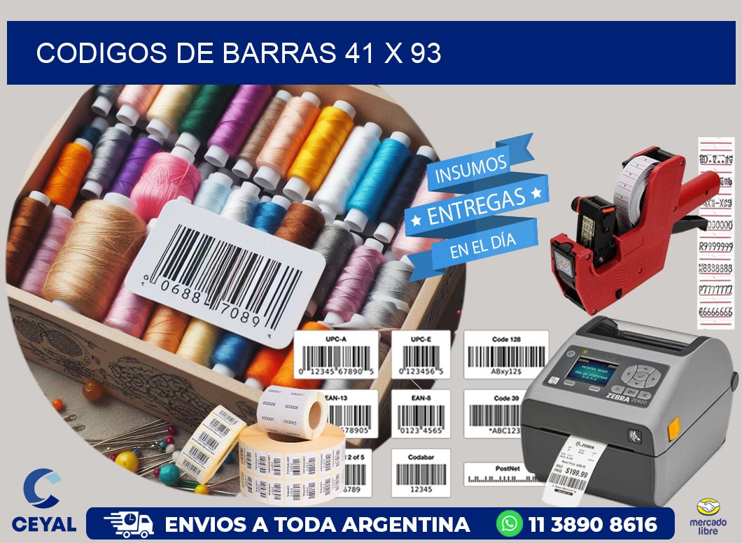 codigos de barras 41 x 93
