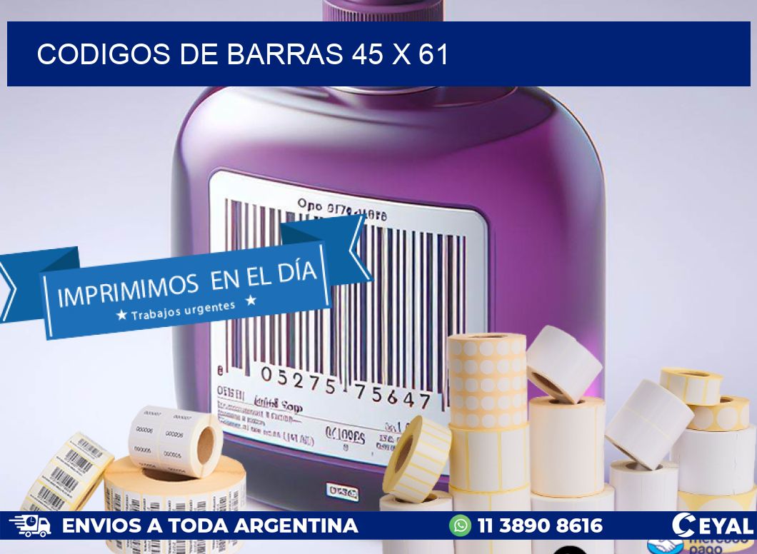 codigos de barras 45 x 61