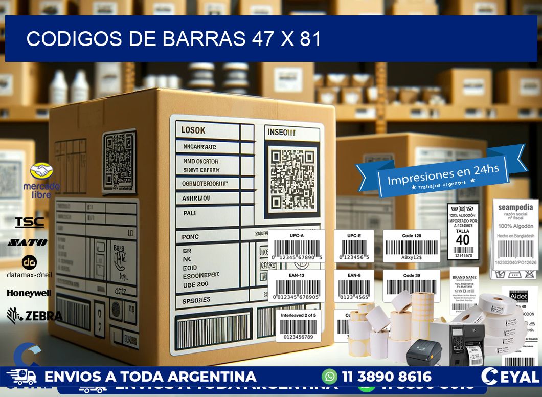 codigos de barras 47 x 81